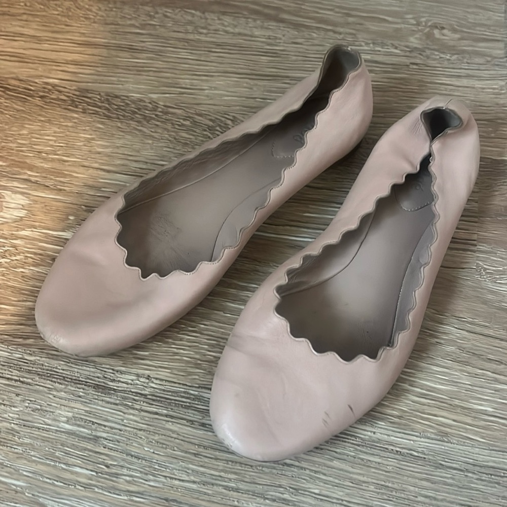 Chloe flats leather